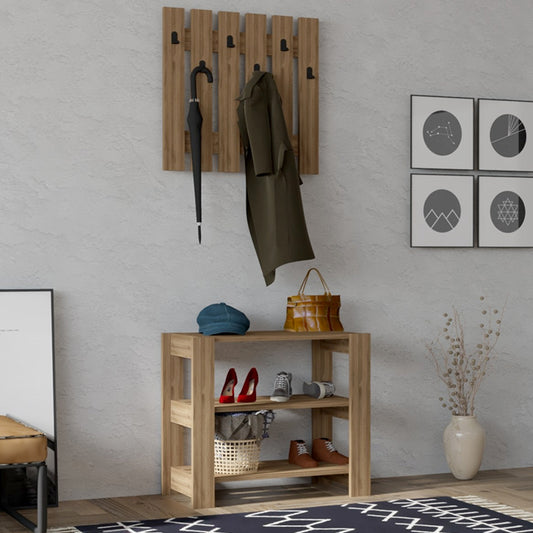 Έπιπλο Εισόδου Friends Χρώμα Καρυδί 69,8x33,6x60