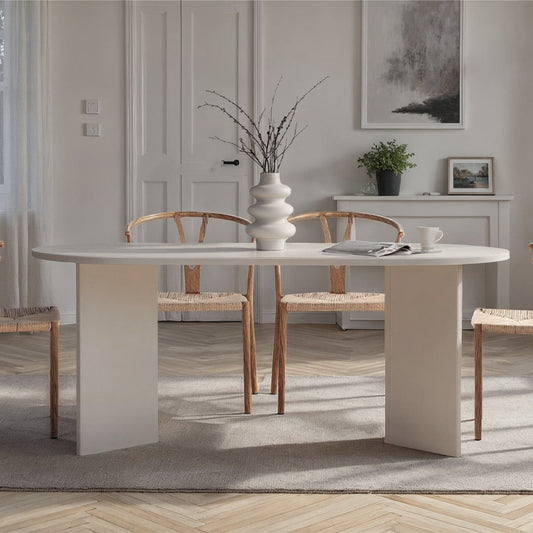 Τραπέζι Sablin Χρώμα Λευκό 180x89,5x75