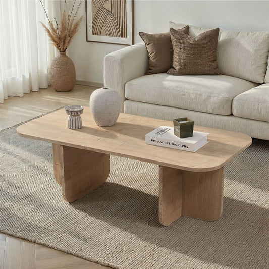 Τραπεζάκι Σαλονιού Becaj Χρώμα Sapphire Oak 120x60x41,4