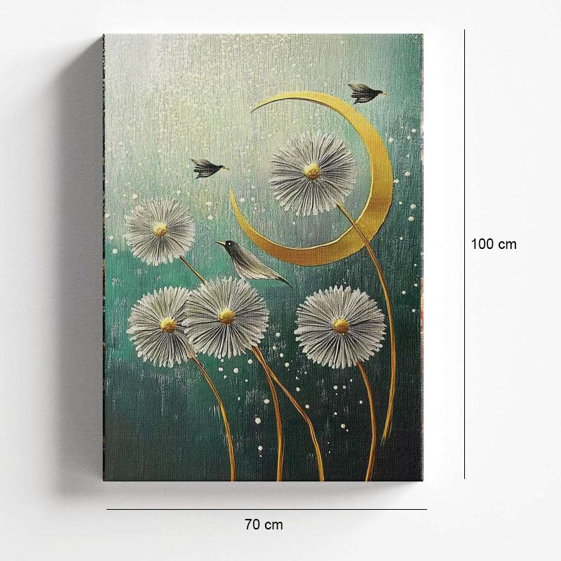 Πίνακας σε Καμβά "Wildflowers" Ψηφιακής Εκτύπωσης 70x100x3