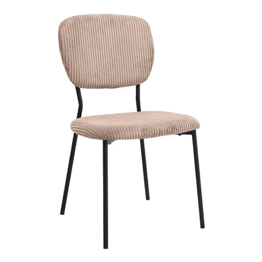 Σετ Τραπεζαρία 5 Τμχ Allos - Kevin Χρώμα Sapphire Oak - Μόκα 75x75x77