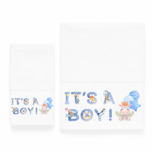 Παιδικές Πετσέτες (Σετ 2 Τεμ) It's a Boy