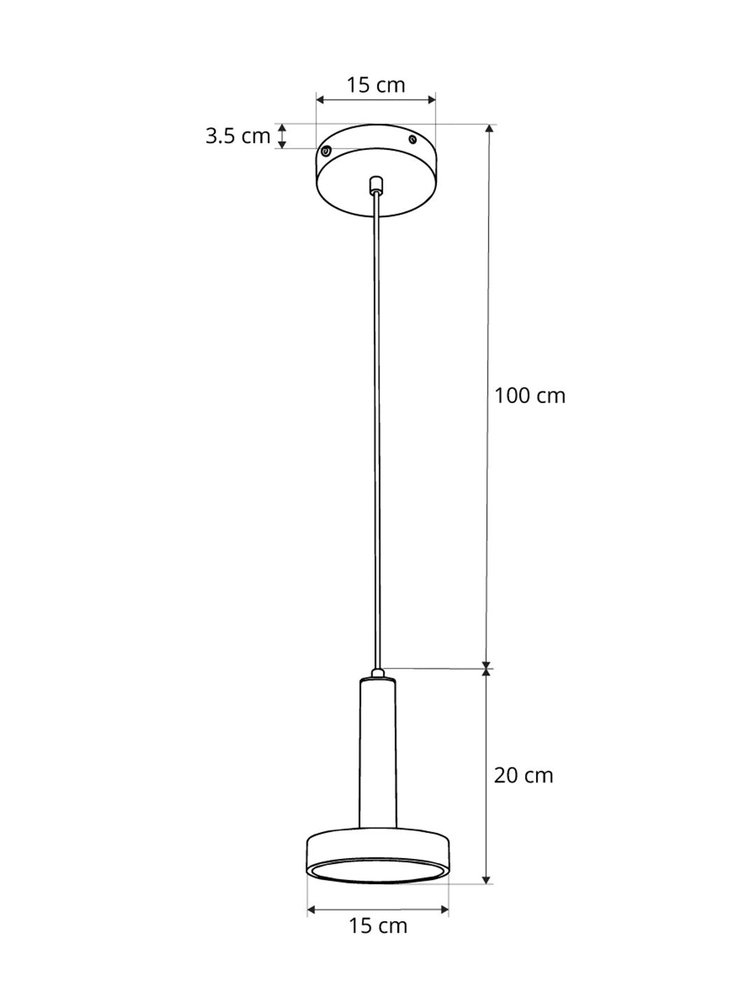 ZANE KLV-101-0349 Κρεμαστό Φωτιστικό Οροφής LED 18W 1800lm 120° AC 220-240V IP20 Ρυθμιζόμενο Λευκό CCT με Χειριστήριο από 2700K έως 6000K Dimmable - Lumileds SMD Chip - Σατινέ Χρυσό Βούρτσας & Μαύρο Ματ - Μ15 x Π15 x Υ20