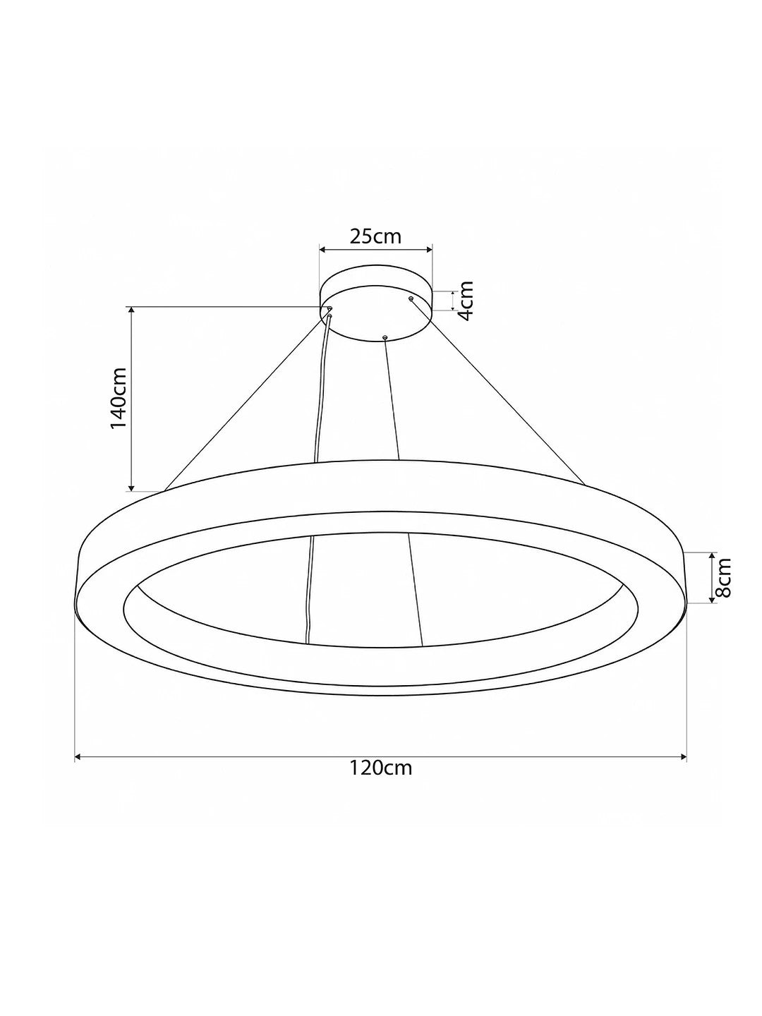 RA KLV-101-0369 Κρεμαστό Φωτιστικό Οροφής LED 100W 10000lm 120° AC 220-240V IP20 Ρυθμιζόμενο Λευκό CCT με Χειριστήριο από 2700K έως 6000K Dimmable - Lumileds SMD Chip - Μαύρο Ματ - Μ120 x Π120 x Υ8