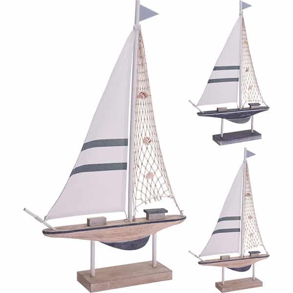 Καραβάκι Ξύλινο 2 Σχδ 30x60εκ