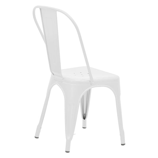 Καρέκλα Utopia Λευκό Μέταλλο 44x44x85