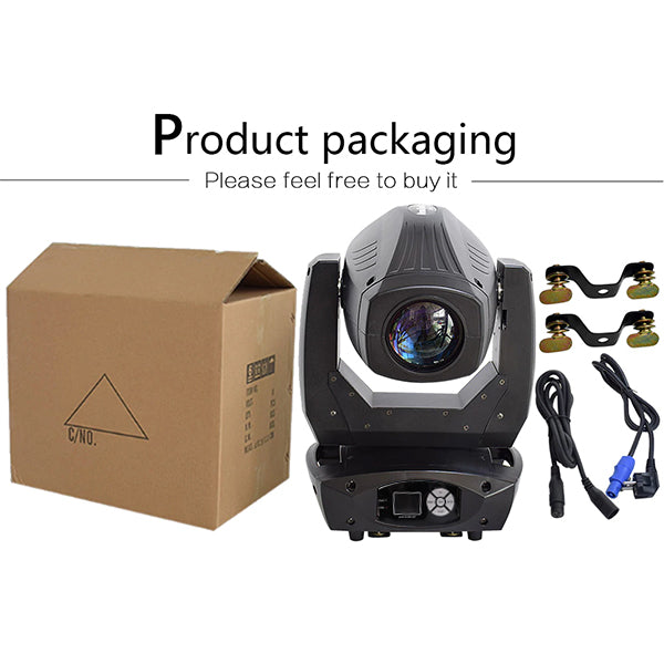 Κινούμενη Ρομποτική Κεφαλή Cyclop PRO 4in1 BEAM - WASH - SPOT - ZOOM 7°-21° 1*200 Watt White 7500K OSRAM LED RGBW 230V DMX512 51154