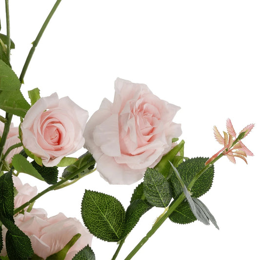 LIGHT PINK ROSES 21071 Τεχνητό Διακοσμητικό Δέντρο Τριανταφυλλιά Μ50 x Π50 x Υ90