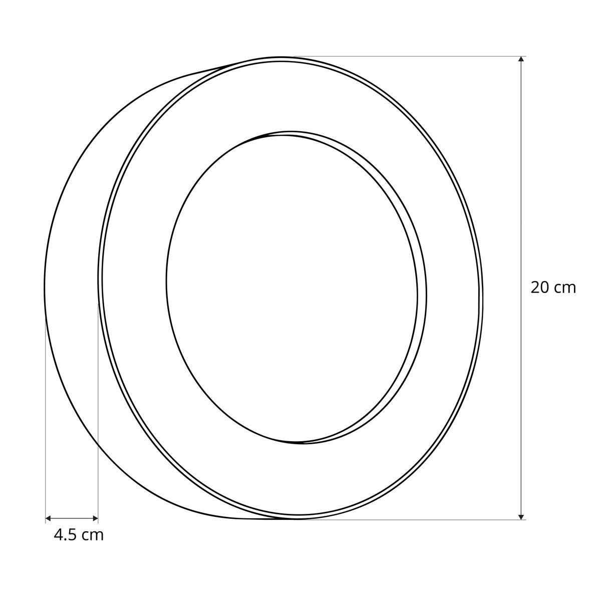LINEART GLB-103-0038 Φωτιστικό Τοίχου / Απλίκα LED 18W 1620lm 120° AC 220-240V Αδιάβροχο IP65 Θερμό Λευκό 2700K - Sanan SMD Chip - Μαύρο Ματ - Μ20 x Π4.5 x Υ20