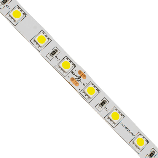 LUMAR 70221 Ταινία LED 14.4W/m 1440lm/m 120° DC 24V IP20 60 x SMD5050 Chip/m Φυσικό Λευκό 4500K Dimmable - Μ500 x Π1 x Υ0.2 - Ρολό 5 Μέτρων