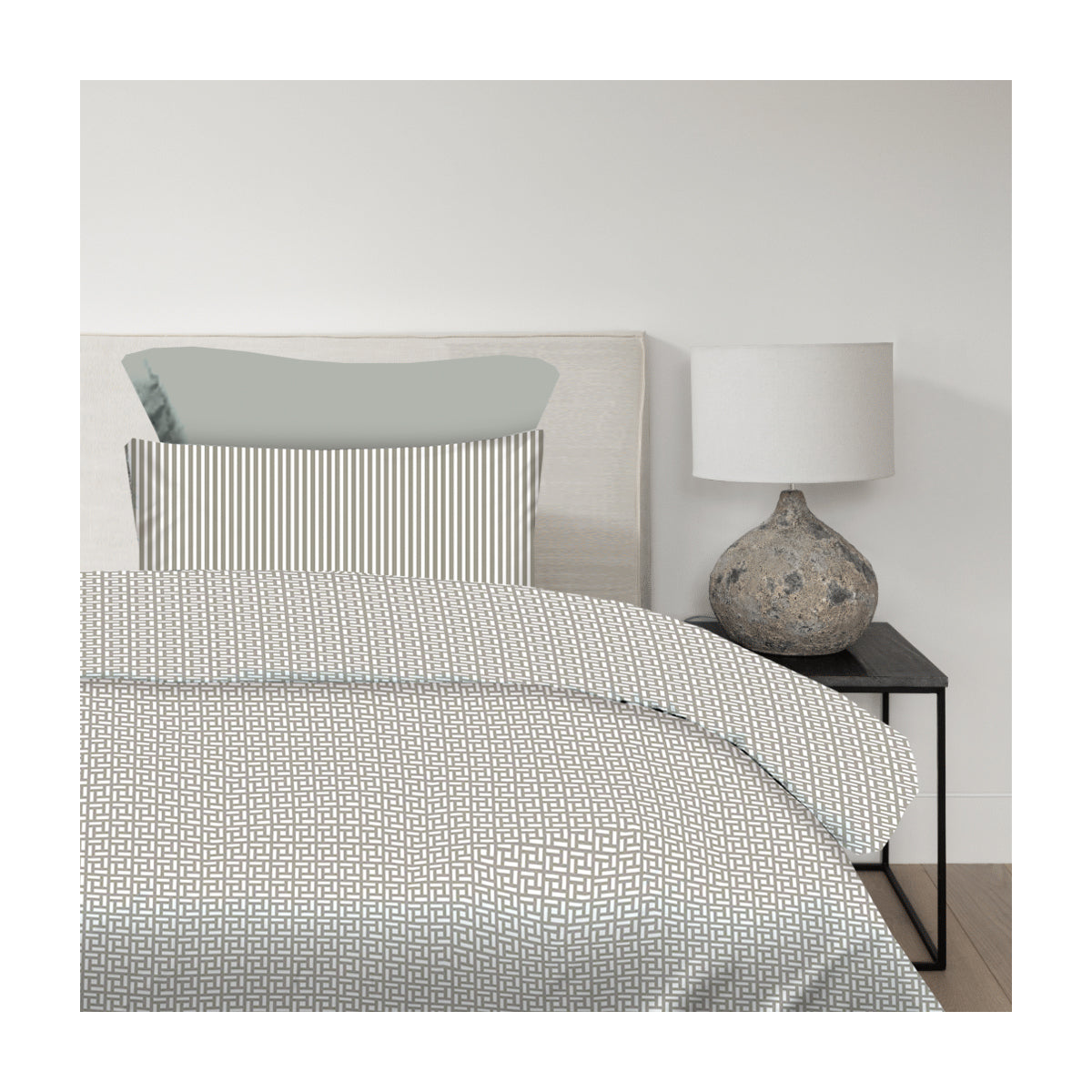 Σετ Σεντόνια 2x(1,75x2,60εκ) + 1x(52x72εκ) Maira Grey