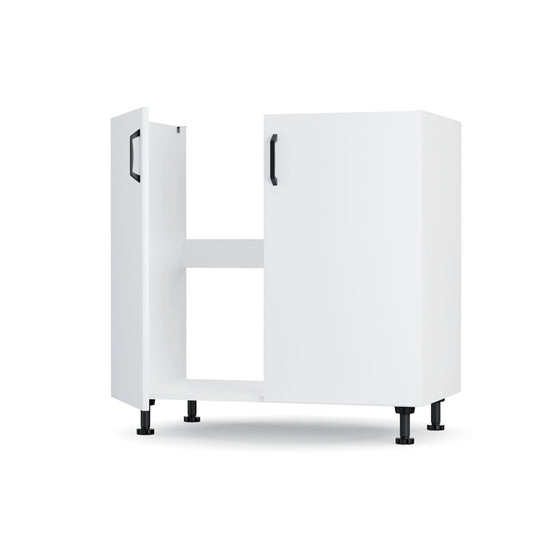 Modest Κάτω Ντουλάπι Νεροχύτη Λευκό 80x48x82