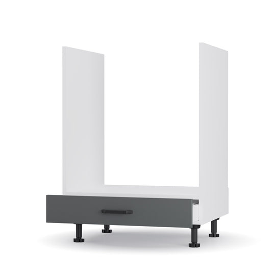 Modest Κάτω Ντουλάπι Φούρνου Ανθρακί 60x48x82