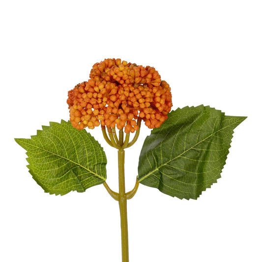 ORANGE SEDUM BRANCH 21338 Τεχνητό Διακοσμητικό Κλαδί Πορτοκαλί Σέδο Y38cm
