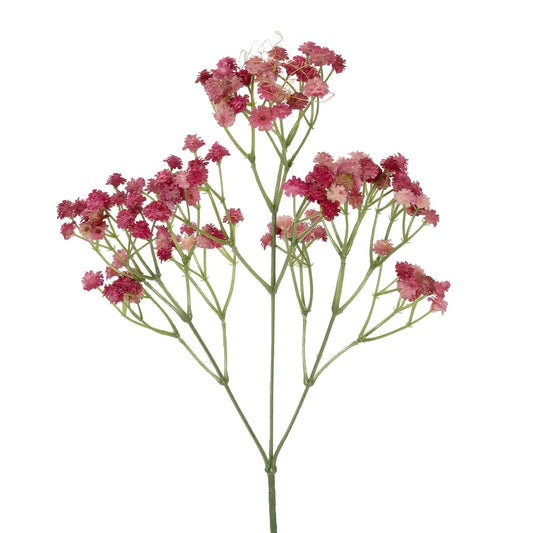 PALE PINK BRANCH BABY BREATH 21369 Τεχνητό Διακοσμητικό Κλαδί Ροζ Γυψοφίλης Y61cm