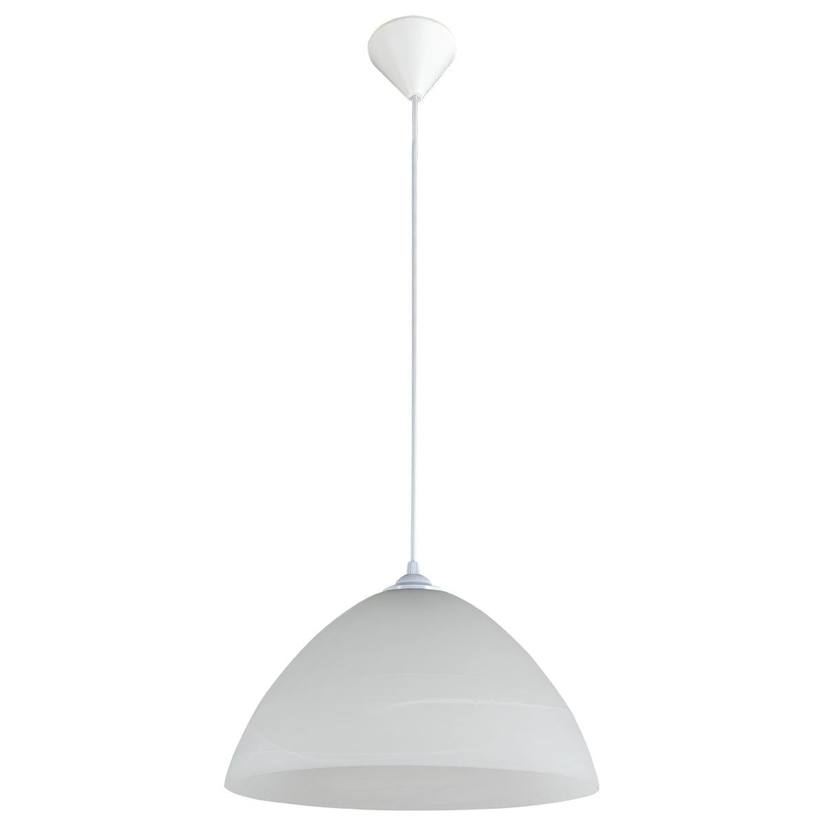 PDA 2346-34 AL WH -ΚΑΛ. 1/Φ ΛΕΥΚΟ ΑΛΑΒΑΣΤΡΟ 1xΕ27 Φ34x(18,5-90)