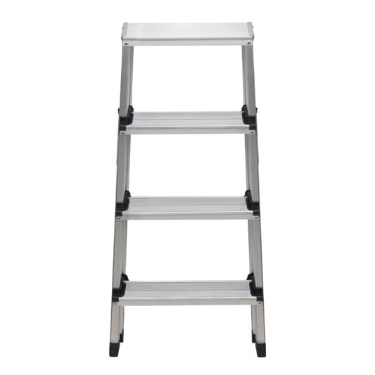 Σκάλα Double Step Αλουμινίου 4+4 Σκαλοπάτια 44x81,5x82,5