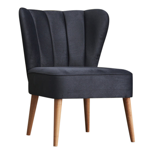Καρέκλα Layla Υφασμάτινη Χρώμα Ανθρακί 64X59X84