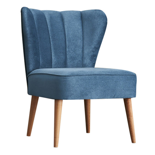 Καρέκλα Layla Υφασμάτινη Χρώμα Μπλε 64X59X84