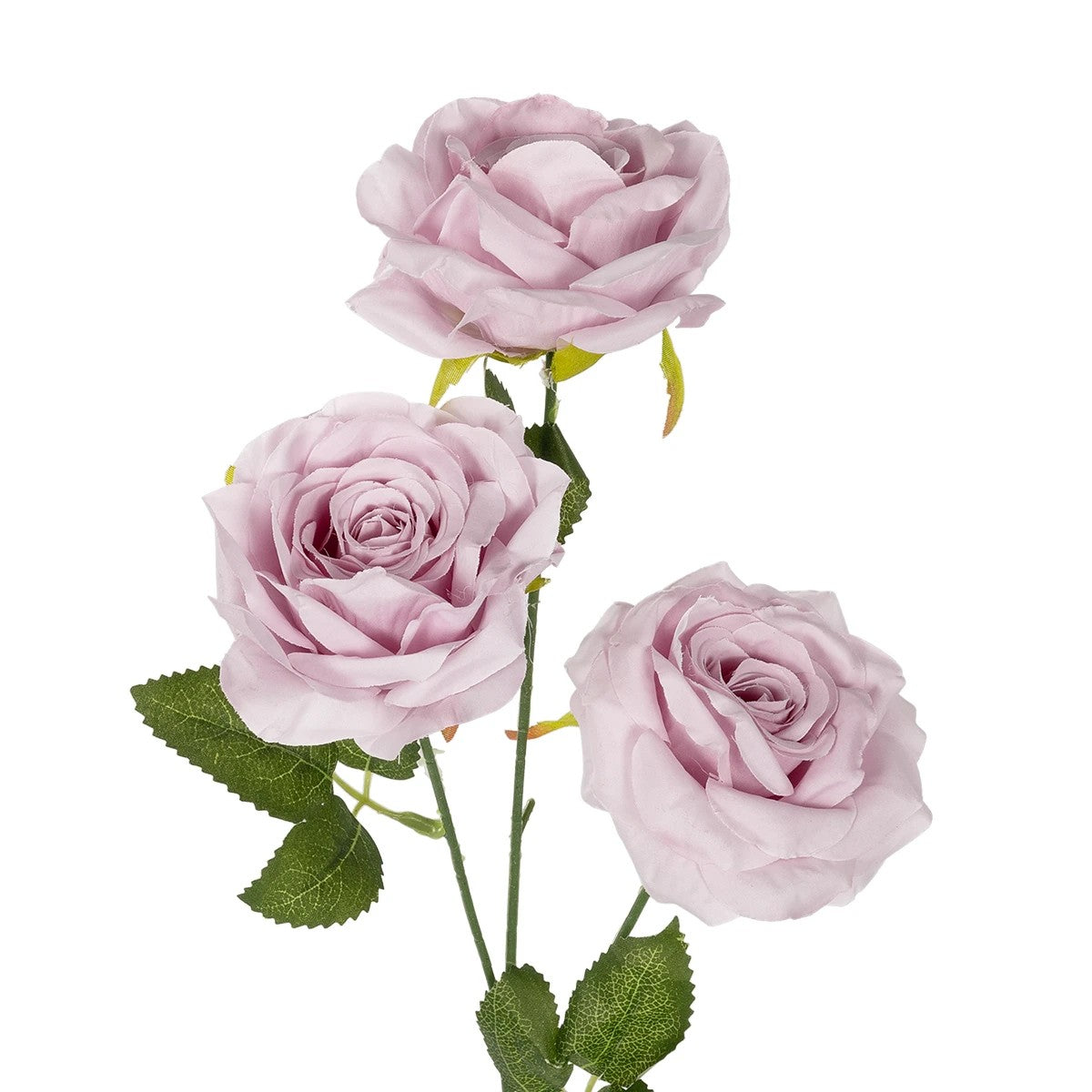 PURPLE ROSE BRANCH 21194 Τεχνητό Διακοσμητικό Κλαδί Τριαντάφυλλα Μωβ Y66cm