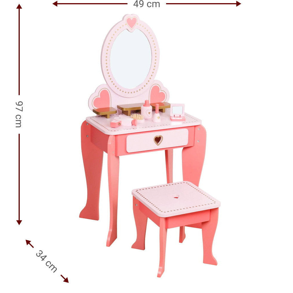 Παιδικό Μπουντουάρ Wonder Ροζ 49x34x97