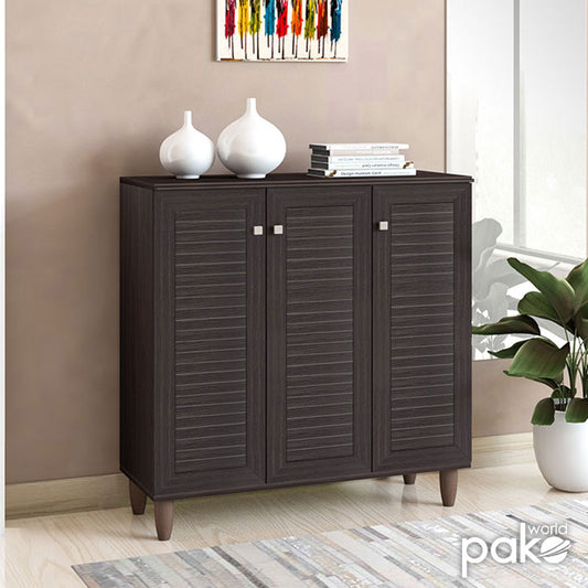 Παπουτσοθήκη-Ντουλάπι Santo 16 Ζεύγων Χρώμα Wenge 89,5x34,5x91,5