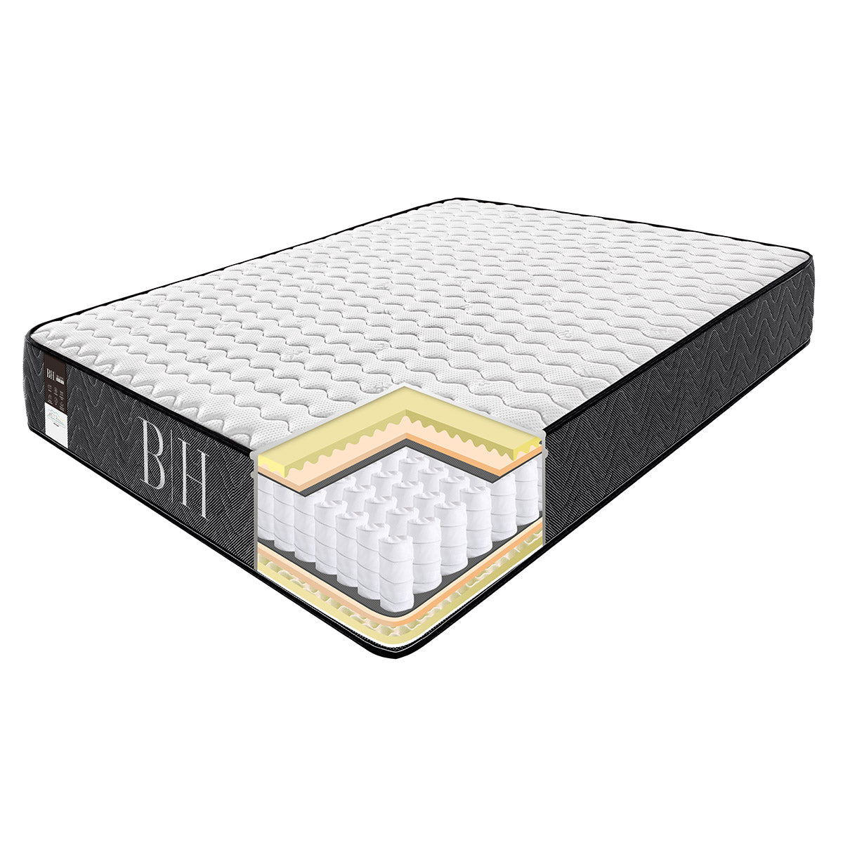 Στρώμα Relax Υπέρδιπλο 160x200x28 Λευκό/Ανθρακί