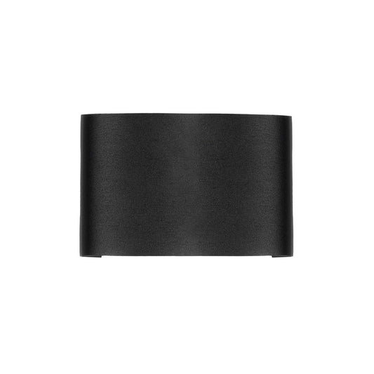 SIXOAD 60677 Μοντέρνο Φωτιστικό Τοίχου - Απλίκα LED 8W 1000lm 30° AC 220-240V Αδιάβροχο IP65 Θερμό Λευκό 2700K - CREE XPE Chip & TÜV SÜD Driver - Μαύρο Ματ - Μ12 x Π4 x Υ8