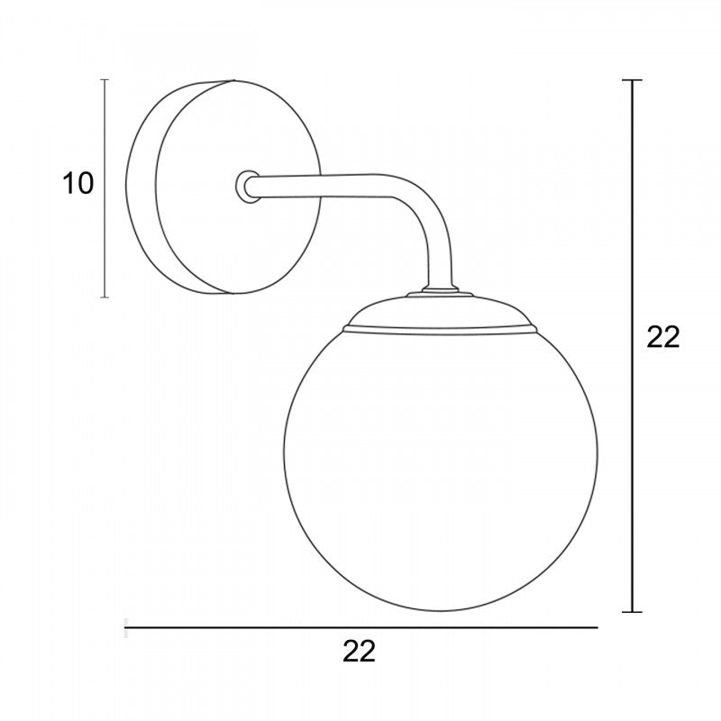Απλίκα G9 Χρυσή Ματ