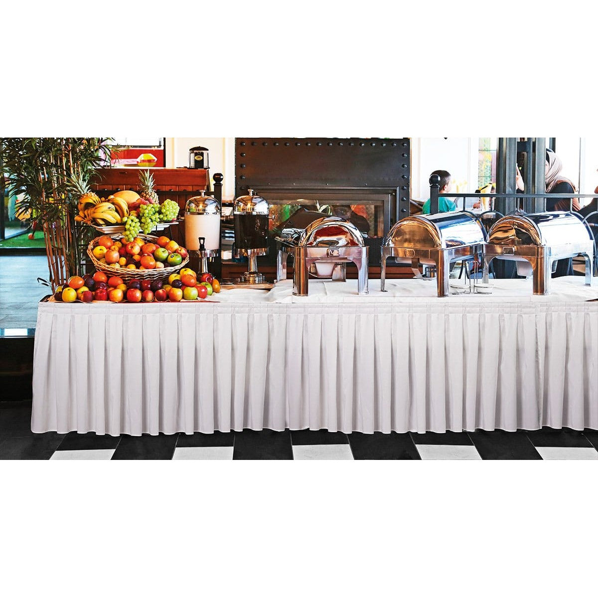 Τραπεζομάντηλο Επαγγελματικό Solid Art Ε8010 100x145εκ σε 2 Χρώματα Εκρού