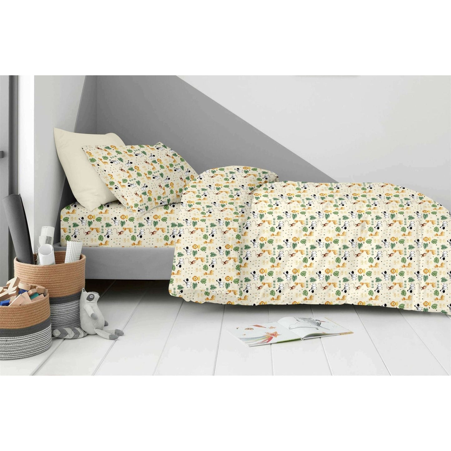 Παιδικό Κουβερλί Μονό Safari & Zoo