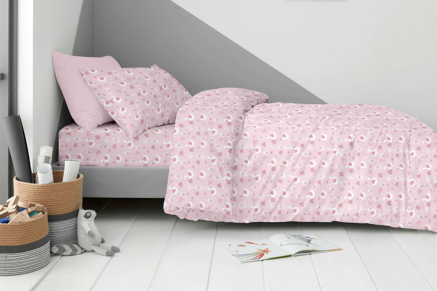 Παιδικά Σετ Σεντόνια Μονά Swan