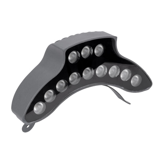 TREELIGHT-PINA 90683 Κυρτή Μπάρα Φωτισμού Wall Washer για Φυτά - Δέντρα LED 12W 1320lm 30° DC 24V Αδιάβροχο IP65 Θερμό Λευκό 2700K Dimmable - Γκρι Ανθρακί - Μ20.5 x Π5.5 x Υ12