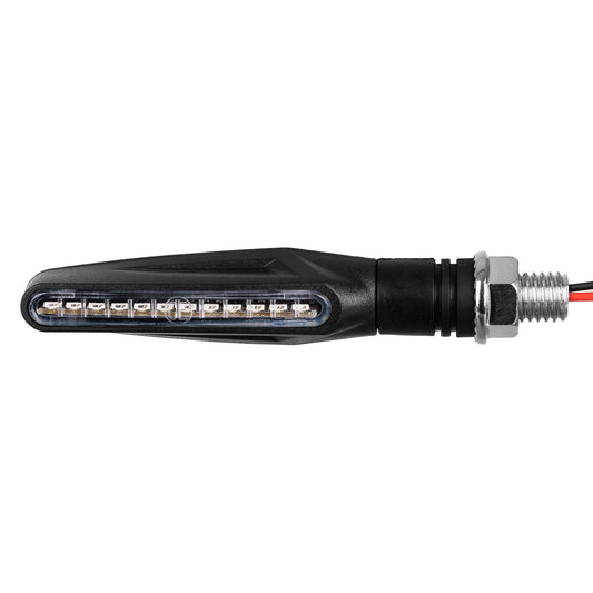 TURNLIGHT 81754 Φλας Μοτοσυκλέτας LED 2.5W/5W 150lm/300lm 120° DC 12V Αδιάβροχο IP65 Πορτοκαλί - Μ14 x Π2.3 x Υ1.9 - Πακέτο 2 Τεμαχίων