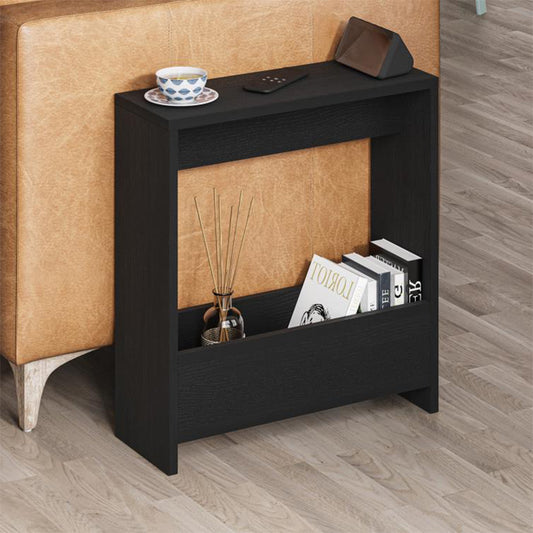 Τραπεζάκι Βοηθητικό Simpi Χρώμα Black Wood 55x20x60