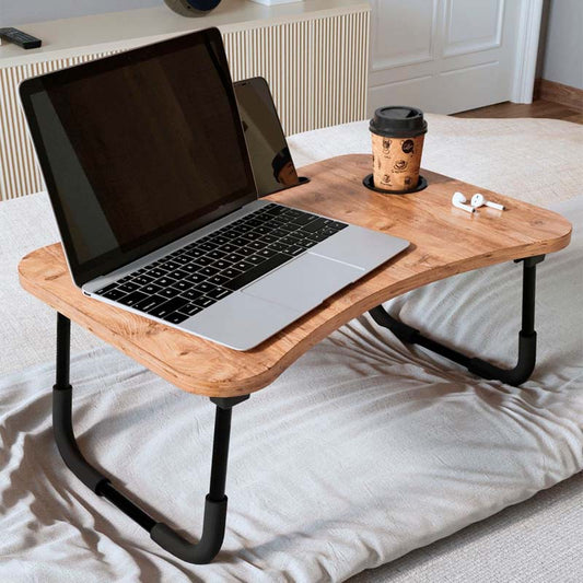 Τραπεζάκι Laptop Sedon Χρώμα Pine Oak 59,2x39,2x26,2