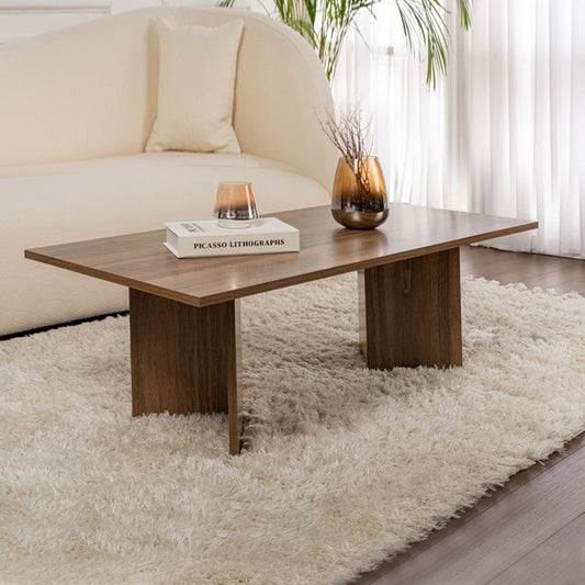 Τραπεζάκι Σαλονιού Sabin Χρώμα Καρυδί 119x60x40