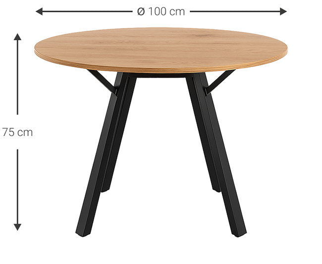 Τραπέζι Volante 100x100x75