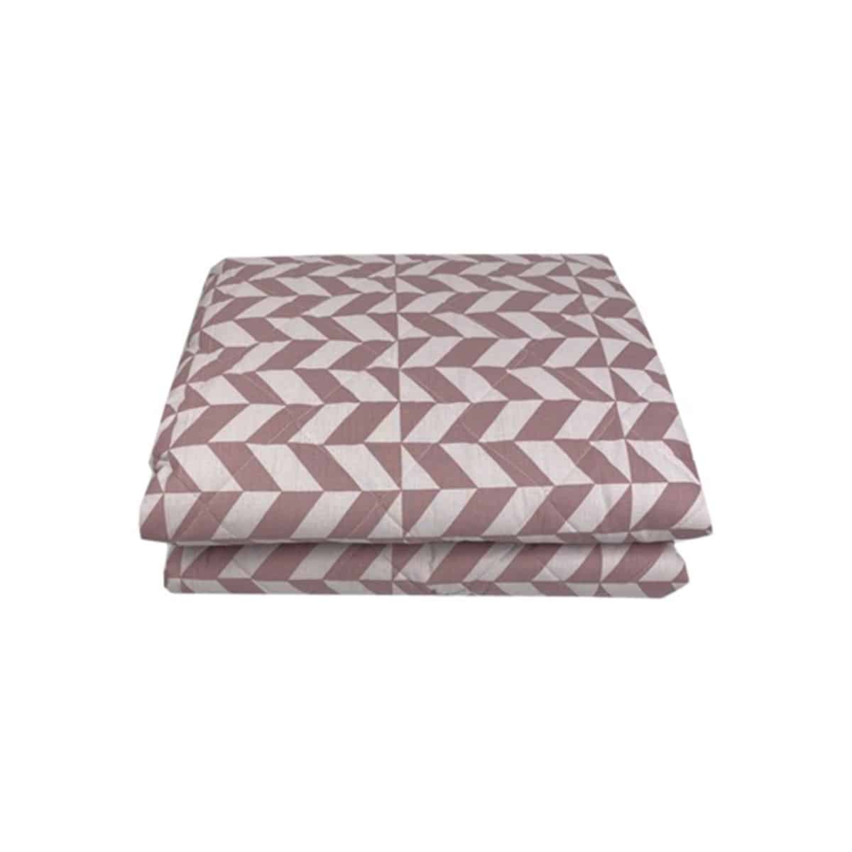 Κουβερλί Υπέρδιπλο 220x240εκ Rombia Dusty Rose