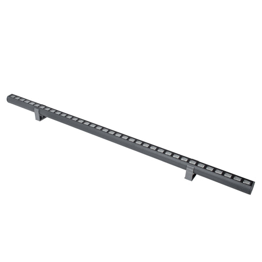 WASHER-PANDA 90583 Μπάρα Φωτισμού Ultra Slim Wall Washer LED 36W 3240lm 15° DC 24V Αδιάβροχο IP67 Μ100 x Π4 x Υ3.5cm Θερμό Λευκό 2700K - Γκρι Ανθρακί