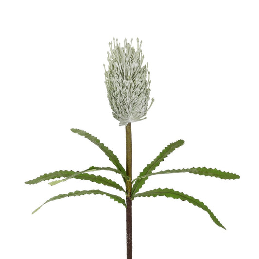 WHITE STIPA FRUIT BRANCH 21374 Τεχνητό Διακοσμητικό Κλαδί Στίπα Y69cm