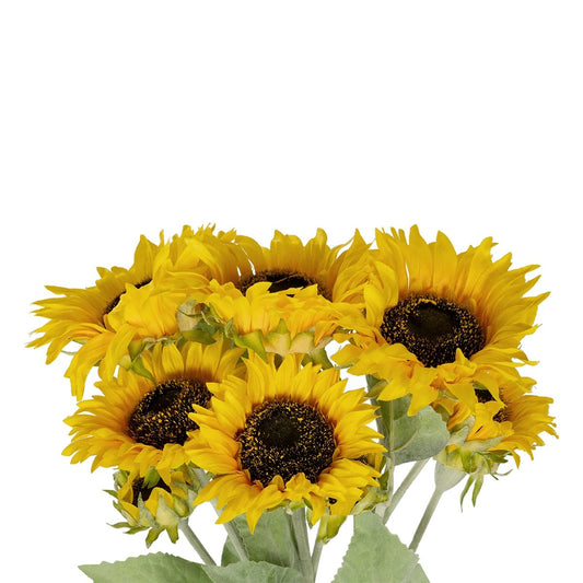 YELLOW SUNFLOWER BRANCH 21382 Τεχνητό Διακοσμητικό Κλαδί Ηλιοτρόπιο Κίτρινο Y55cm