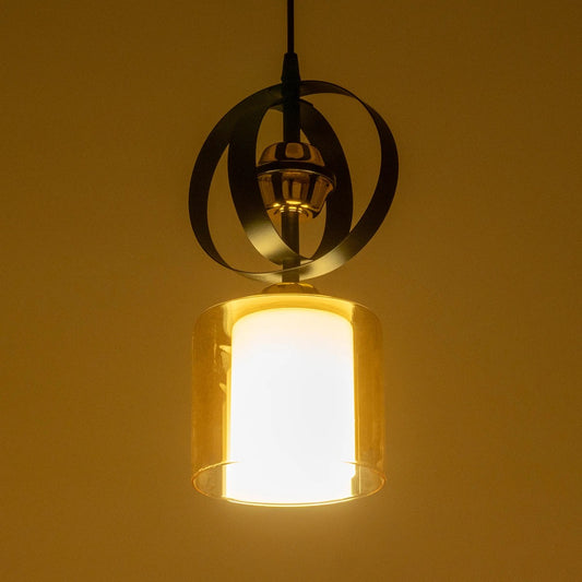 ZENIA 201-0134 Vintage Κρεμαστό Φωτιστικό Οροφής με Ντουί 1 x E27 AC 220-240V IP20 - Μαύρο - Μ16 x Π16 x Υ70