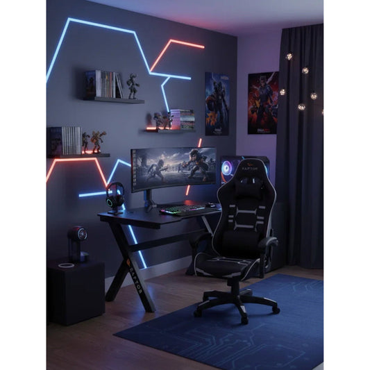 Γραφείο Gaming Raptor Celestial Μαύρο 120x60x75