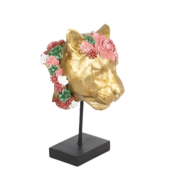 ΕΠΙΤΡΑΠΕΖΙΟ ΔΙΑΚΟΣΜΗΤΙΚΟ ΤΙΓΡΗΣ ΧΡΥΣΟ & ΠΡΑΣΙΝΟ 23x18x35