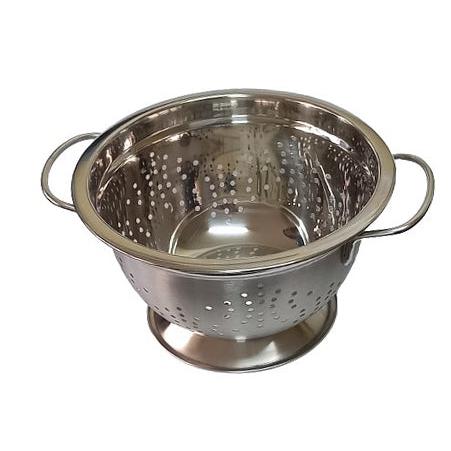 Ανοξείδωτο Σουρωτήρι Ζυμαρικών Ασημί 15x15x24