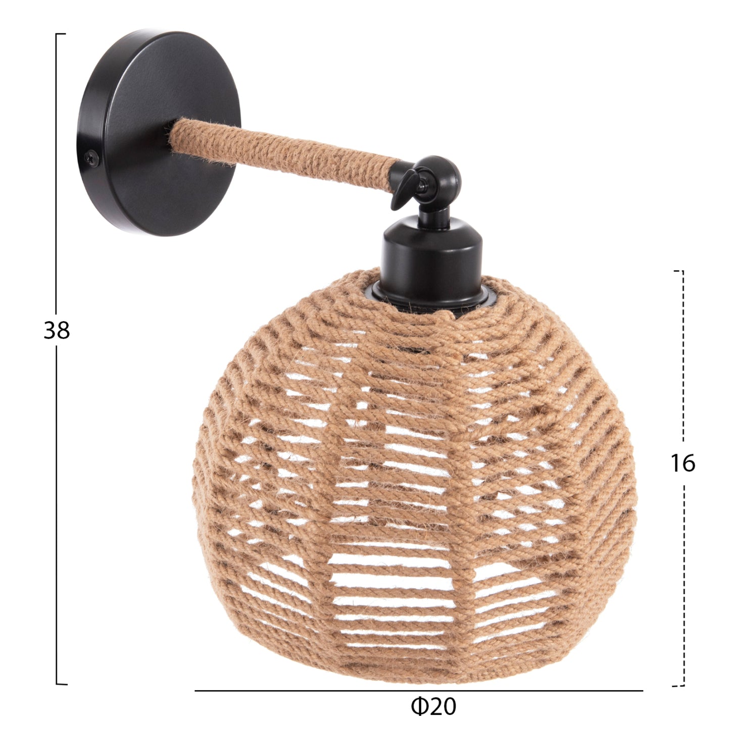 ΑΠΛΙΚΑ ΤΟΙΧΟΥ STOLT ΜΕΤΑΛΛΙΚΗ ΒΑΣΗ ΣΧΟΙΝΙ 20x20x38-24