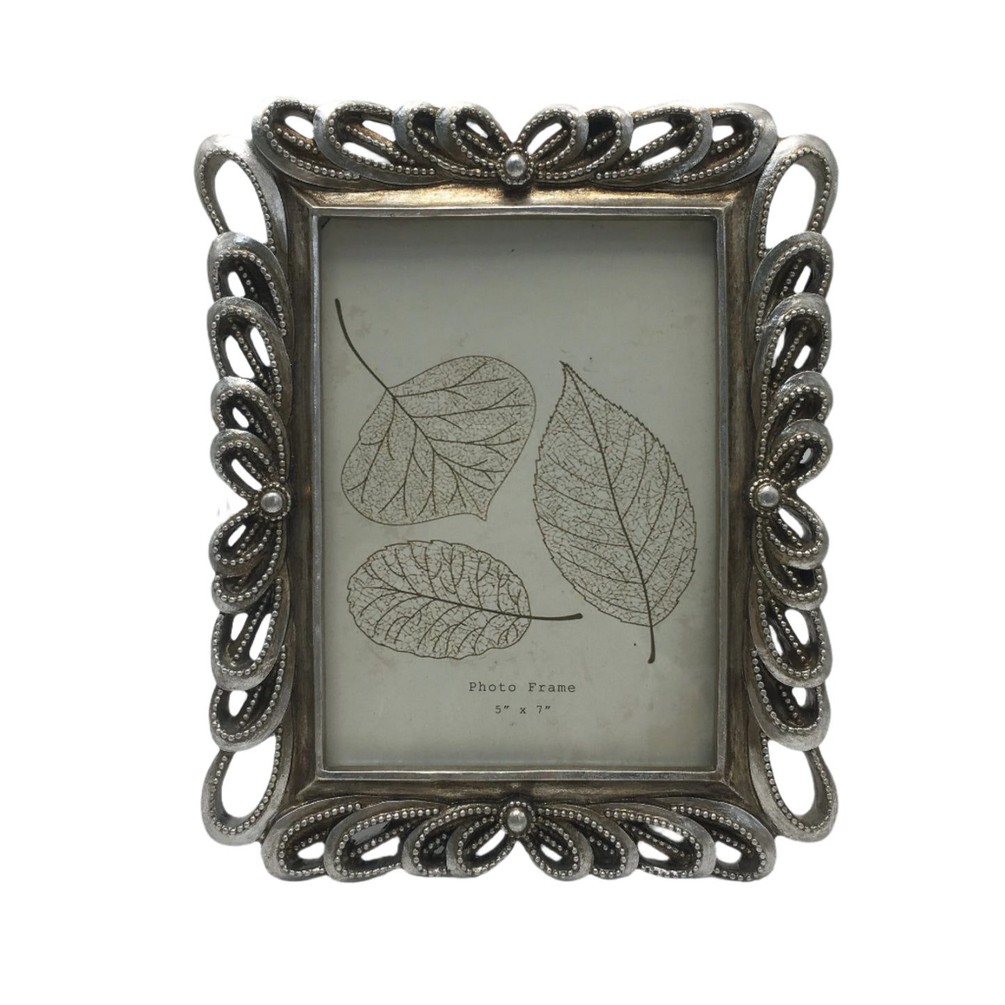 Κορνίζα Polyresin Ασημί 13×18εκ