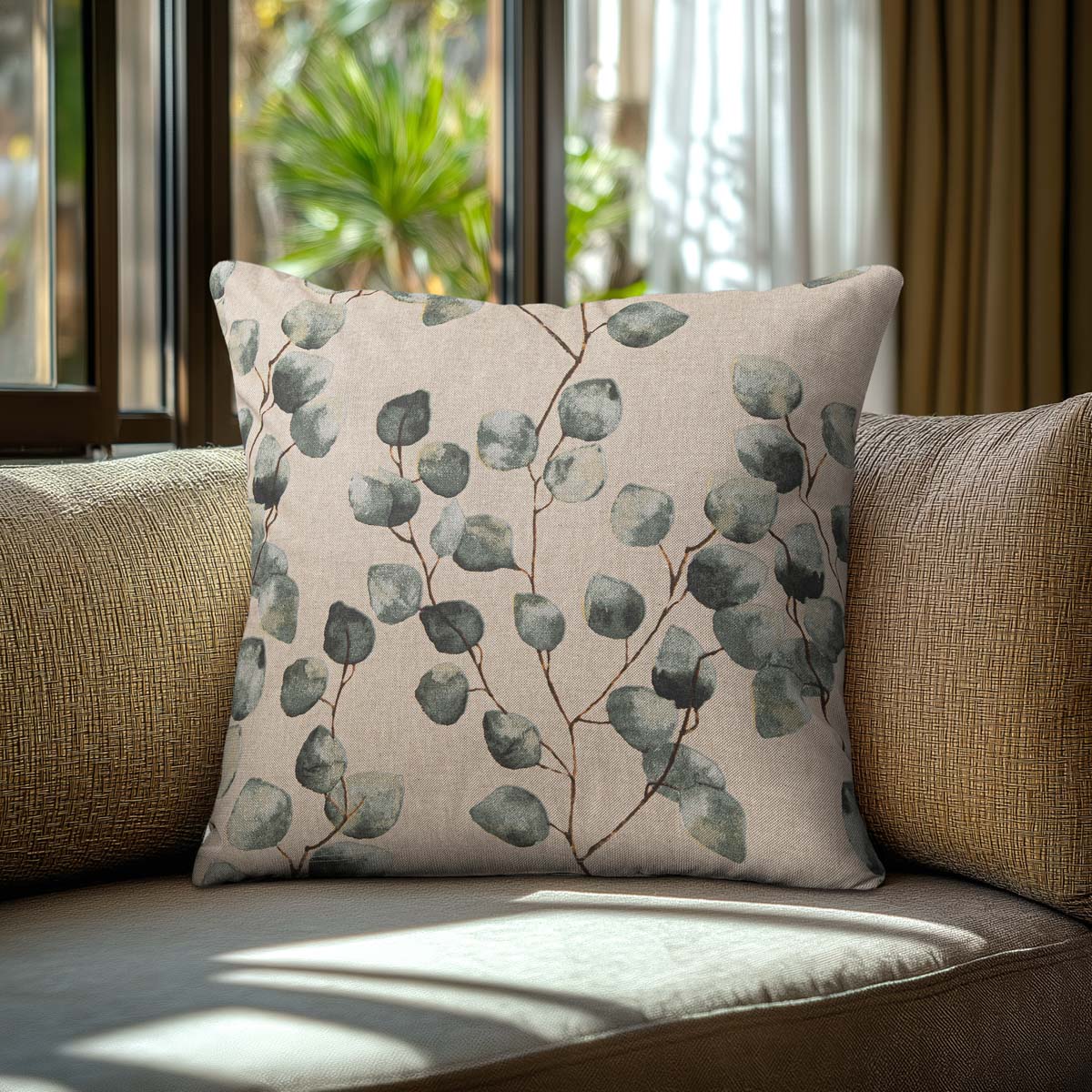 Μαξιλαροθήκη Ευκάλυπτος Αδιαβροχοποιημένο 45x45εκ