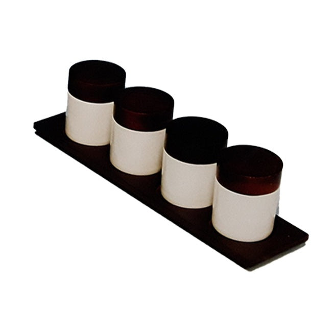 Σετ Βαζάκια Μπαχαρικών 4 Τεμαχίων